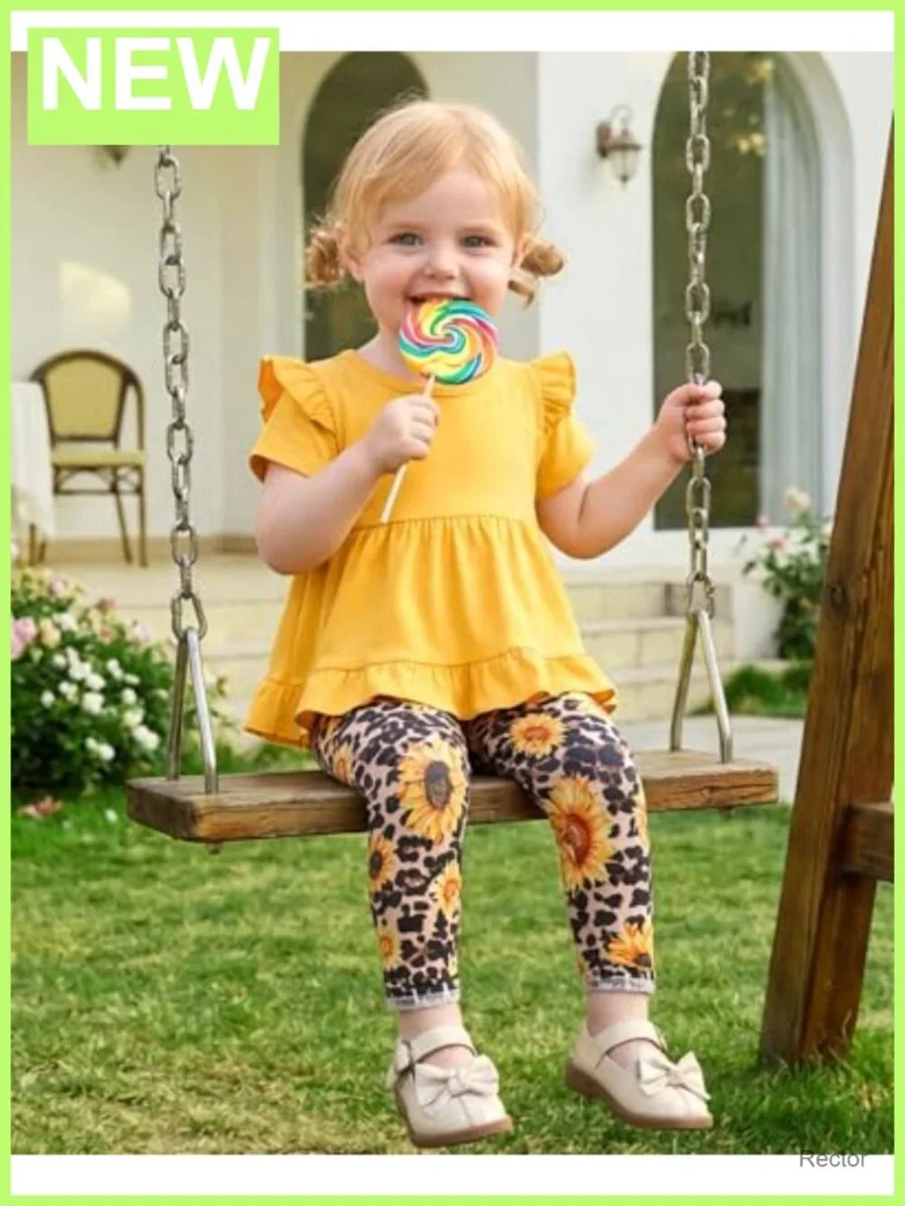 Baby Toddler Girls Ruffle Top Pants Outfit Set 6M-4T